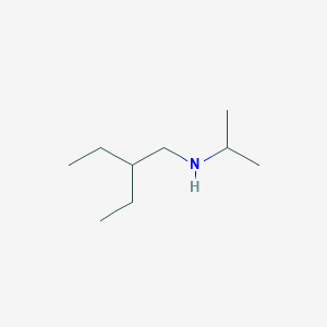 molecular formula C9H21N B1371421 (2-Ethylbutyl)(propan-2-yl)amine 