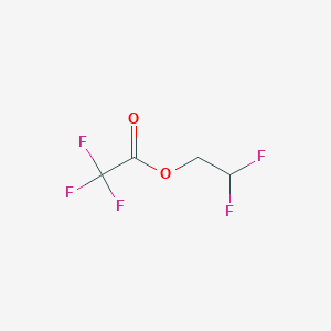 molecular formula C4H3F5O2 B1371424 2,2-Difluoroethyl trifluoroacetate CAS No. 7556-84-5