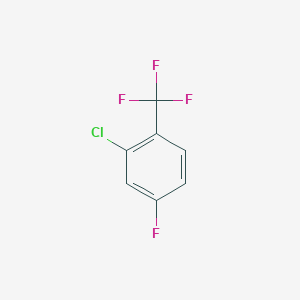 molecular formula C7H3ClF4 B1371426 2-氯-4-氟苯三氟化物 CAS No. 94444-58-3
