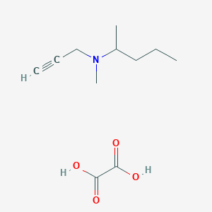 N-Methyl-N-2-propynyl-2-pentanamine ethanedioate (1:1)