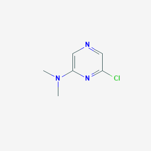molecular formula C6H8ClN3 B1371436 6-chloro-N,N-dimethylpyrazin-2-amine CAS No. 61655-72-9