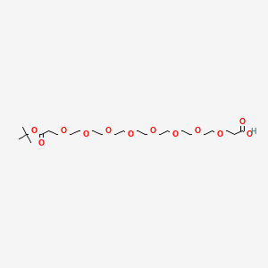 molecular formula C24H46O12 B13714485 Acid-PEG8-t-butyl ester 