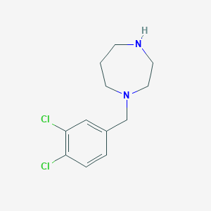 molecular formula C12H16Cl2N2 B1371449 1-(3,4-Dichlorobenzyl)-1,4-diazepane CAS No. 78251-53-3