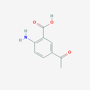molecular formula C9H9NO3 B1371450 5-乙酰基-2-氨基苯甲酸 CAS No. 53589-27-8