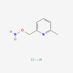 molecular formula C7H11ClN2O B13714670 O-[(6-Methyl-2-pyridyl)methyl]hydroxylamine Hydrochloride 