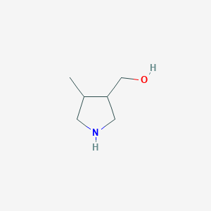 molecular formula C6H13NO B1371469 (4-Methylpyrrolidin-3-yl)methanol 