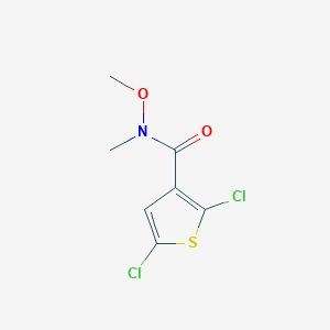 2,5-dichloro-N-methoxy-N-methylthiophene-3-carboxamide