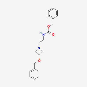molecular formula C20H24N2O3 B13714795 N-Cbz-2-[3-(Benzyloxy)-1-azetidinyl]ethanamine 
