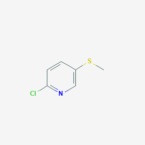 molecular formula C6H6ClNS B1371480 2-Chloro-5-methylthio-pyridine CAS No. 41288-94-2