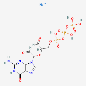 molecular formula C10H14N5NaO14P3 B13714808 Guanosine 5'-triphosphate 2',3'-dialdehyde 