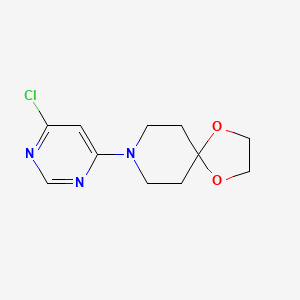 8-(6-Chloropyrimidin-4-yl)-1,4-dioxa-8-azaspiro[4.5]decane