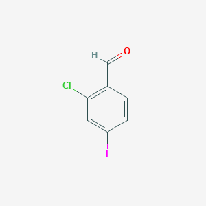molecular formula C7H4ClIO B1371491 2-Chloro-4-iodobenzaldehyde CAS No. 1260810-79-4