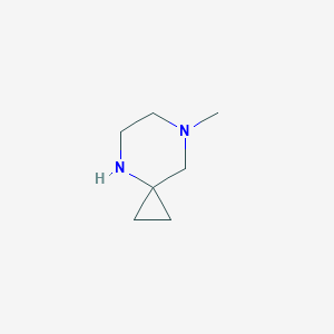 molecular formula C7H14N2 B1371497 7-Methyl-4,7-diazaspiro[2.5]octane 