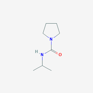 molecular formula C8H16N2O B1371500 N-isopropylpyrrolidine-1-carboxamide 