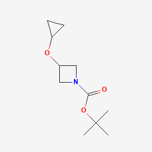 molecular formula C11H19NO3 B13715010 tert-Butyl 3-cyclopropoxyazetidine-1-carboxylate 