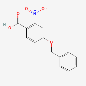 molecular formula C14H11NO5 B1371503 4-Benzyloxy-2-nitrobenzoic acid 