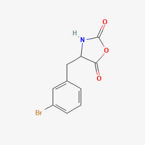 molecular formula C10H8BrNO3 B13715031 4-(3-Bromobenzyl)oxazolidine-2,5-dione 