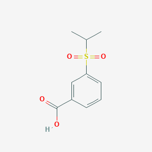 molecular formula C10H12O4S B1371506 3-(异丙基磺酰基)苯甲酸 CAS No. 20884-64-4
