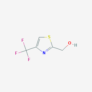 molecular formula C5H4F3NOS B1371508 (4-(Trifluoromethyl)thiazol-2-yl)methanol CAS No. 204319-69-7