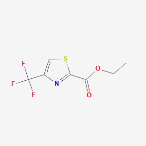 molecular formula C7H6F3NO2S B1371509 Ethyl 4-(trifluoromethyl)thiazole-2-carboxylate CAS No. 79247-86-2