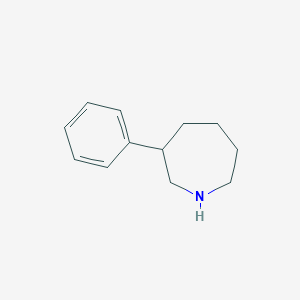 molecular formula C12H17N B1371516 3-Phenylazepane CAS No. 676495-73-1