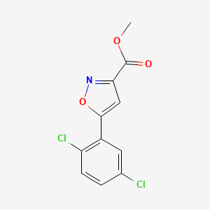 molecular formula C11H7Cl2NO3 B13715256 Methyl 5-(2,5-Dichlorophenyl)isoxazole-3-carboxylate 