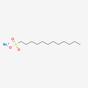 molecular formula C12H25NaO3S B1371527 Sodium 1-dodecanesulfonate CAS No. 2386-53-0