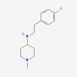 N-[2-(4-fluorophenyl)ethyl]-1-methylpiperidin-4-amine