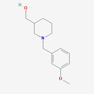 {1-[(3-Methoxyphenyl)methyl]piperidin-3-yl}methanol