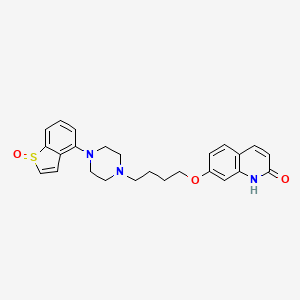 molecular formula C25H27N3O3S B1371586 Brexpiprazole S-oxide CAS No. 1191900-51-2