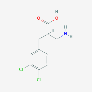molecular formula C10H11Cl2NO2 B1371595 3-Amino-2-(3,4-dichlorobenzyl)propanoic acid CAS No. 682803-15-2