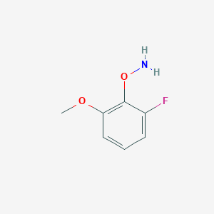 molecular formula C7H8FNO2 B13715972 O-(2-fluoro-6-methoxyphenyl)hydroxylamine 