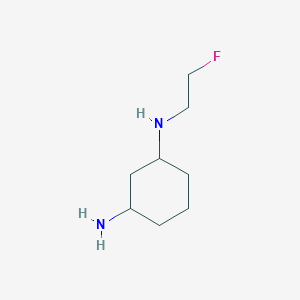 molecular formula C8H17FN2 B13716007 N1-(2-Fluoroethyl)-1,3-cyclohexanediamine 