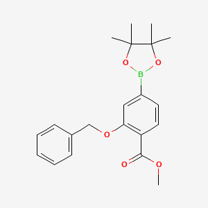 Methyl 2-(benzyloxy)-4-(4,4,5,5-tetramethyl-1,3,2-dioxaborolan-2-yl)benzoate