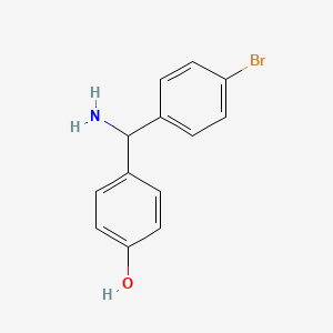 1-(4-Bromophenyl)-1-(4-hydroxyphenyl)methylamine