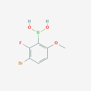 (3-Bromo-2-fluoro-6-methoxyphenyl)boronic acid