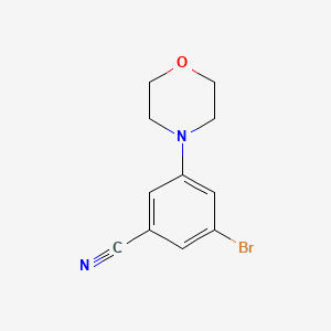 3-Bromo-5-morpholinobenzonitrile
