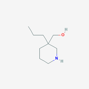 molecular formula C9H19NO B1371611 (3-Propylpiperidin-3-YL)methanol CAS No. 915925-19-8