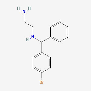 N-[(4-bromophenyl)(phenyl)methyl]ethane-1,2-diamine