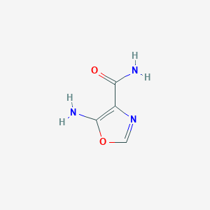molecular formula C4H5N3O2 B1371615 5-Aminooxazole-4-carboxamide CAS No. 30380-27-9