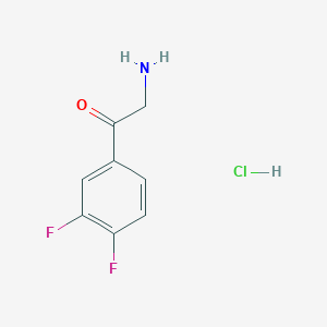 2-Amino-1-(3,4-difluorophenyl)ethan-1-one hydrochloride