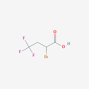 molecular formula C4H4BrF3O2 B1371618 2-Bromo-4,4,4-trifluorobutanoic acid CAS No. 882050-69-3