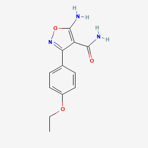 5-Amino-3-(4-ethoxyphenyl)isoxazole-4-carboxamide