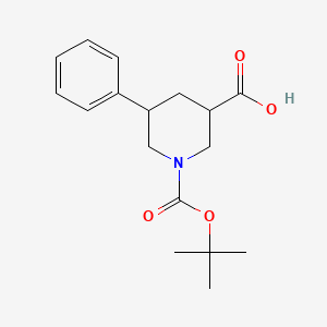 1-(Tert-butoxycarbonyl)-5-phenylpiperidine-3-carboxylic acid