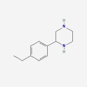 2-(4-Ethylphenyl)piperazine