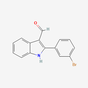 2-(3-bromophenyl)-1H-indole-3-carbaldehyde