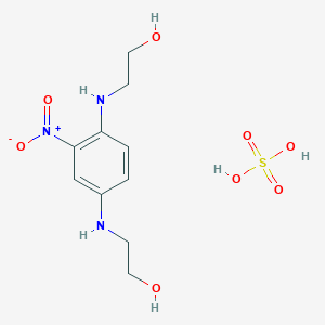 molecular formula C10H17N3O8S B1371633 N,N'-Bis(2-hydroxyethyl)-2-nitro-p-phenylenediamine sulfate CAS No. 1279882-85-7