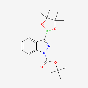 tert-Butyl 3-(4,4,5,5-tetramethyl-1,3,2-dioxaborolan-2-yl)-1H-indazole-1-carboxylate