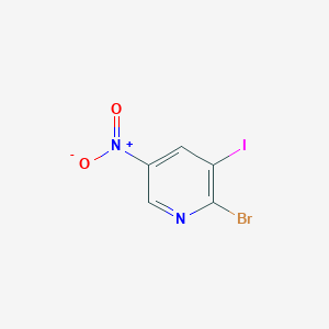 2-Bromo-3-iodo-5-nitropyridine