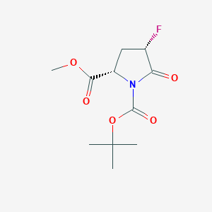 Boc-cis-4-fluoro-5-oxo-L-proline methyl ester